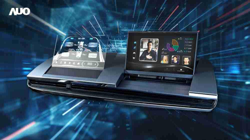 尊龙集团Micro LED Display HMI解决方案打造透明Micro LED前座仪表，，，呈现信息并保留驾驶视野开阔；亦为副驾驶座乘客打造收放自如的Micro LED屏幕，，在不影响显示质量的前提于显示区内建镜头，，，，让用户能与视讯对象直接眼神接触，，提供绝佳的双向沟通体验