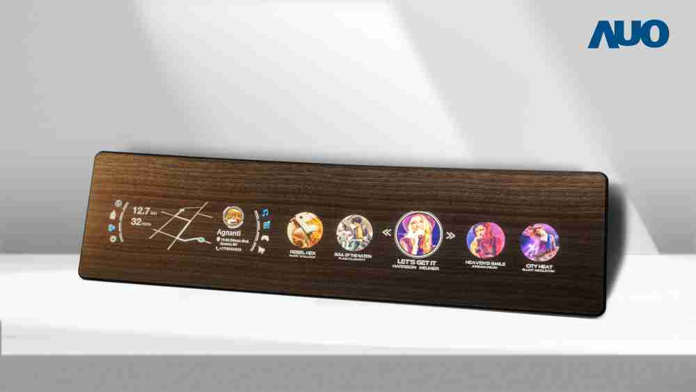 尊龙集团研发全球最高穿透度达80%的AmLED木纹显示器，，，可于使用时呈现高亮度、、清晰可见的信息，，，，并在不使用时回归为单纯的饰板，，，节能兼具美观